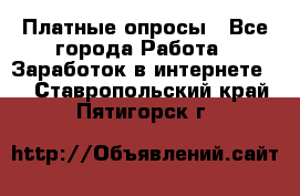 Платные опросы - Все города Работа » Заработок в интернете   . Ставропольский край,Пятигорск г.